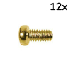 Boston SS-18-G Schakelaar Schroef Metrisch M3 3x5mm Goud (12 Stuks)