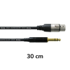 Cordial CFM0.3FV Audiokabel Stereo Jack Male naar XLR Female 30cm