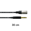 Cordial CFM0.3MV Audiokabel Stereo Jack Male naar XLR Male 30cm
