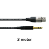 Cordial CFM3FV Audiokabel Stereo Jack Male naar XLR Female 3 Meter