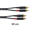 Cordial CFU0.3CC Audio Signaalkabel 2x RCA Male naar 2x RCA Male 30cm
