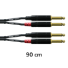 Cordial CFU0.9PP Audio Signaalkabel 2x Jack Male naar 2x Jack Male 90cm