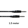 Cordial CII1.5PP Essentials REAN Silver Instrumentkabel 1.5 Meter