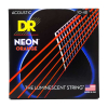 DR Strings NOA-10 Neon Orange Akoestische Snaren (10-48), K3 Coating