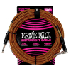 Ernie Ball 6471 Gevlochten Gitaarkabel Pumpkin Pie 5.5 Meter Recht-Haaks