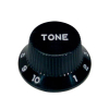 Boston KB-244-T Toon Knop Inch Type Zwart voor Stratocaster