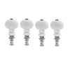 Boston UMH-200-WH Stemmechanieken voor Ukelele met Witte Stemknoppen (Set van 4)