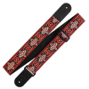 Richter Retro Red/Black Jacquard Gitaarband - 1768