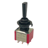 Allparts EP-0082-003 DPDT Miniswitch 3-Standenschakelaar On-Off-On Zwart