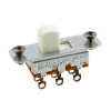Allparts EP-0260-025 Switchcraft 2-Standen Schuifschakelaar On-On Wit