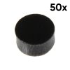 Allparts LT-0474-023 Fingerboard Inlay Dots 6mm Zwart (50 Stuks)