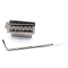 AxLabs KD2BG1001AS 6-Schroefs Strat Tremolo met Block Saddles (incl. Tremolo-arm) - Antique Silver