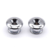 AxLabs KD2E1007CR Small Strap Buttons Rounded Top Chrome (Set van 2)
