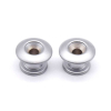 AxLabs KD2E1007SC Small Strap Buttons Rounded Top Satin Chrome (Set van 2)