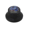 Boston KB-262 Bell Knop met Abalone Inlay Zwart