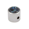 Boston KN-237 Dome Knop met Abalone Inlay Nickel