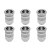 Boston TB-05-C String Ferrule / Snaarbus Telecaster 6.5mm x 11mm Chrome 6-Pack
