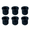 Boston TB-07-B String Ferrule / Snaarbus Telecaster 8.2mm x 9.5mm Zwart 6-Pack
