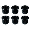 Boston TB-10-B String Ferrule / Snaarbus Telecaster 8.3mm x 9mm Zwart 6-Pack