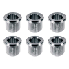 Boston TB-10-C String Ferrule / Snaarbus Telecaster 8.3mm x 9mm Chrome 6-Pack