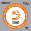 D'Addario BW049 Bronze Wound .049 Losse Snaar