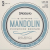 D'Addario EJ73-3D Phosphor Bronze Mandoline Snaren (10-38) 3-Pack