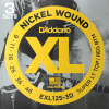 D'Addario EXL125-3D Nickel Wound Snaren voor Elektrische Gitaar (9-46) 3-Pack