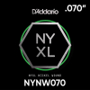 D'Addario NYNW070 NYXL Nickel Wound Elektrische Losse Snaar .070