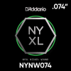 D'Addario NYNW074 NYXL Nickel Wound Elektrische Losse Snaar .074
