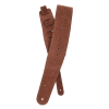 D'Addario 25PRF05 Vented Leather Guitar Strap Gitaarband Honey Suede Apache
