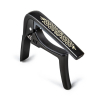 Dunlop 63CBKC Trigger Fly Capo Curved voor Gitaar Celtic Knot Edition Zwart