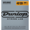 Dunlop DBSBS40120S Super Bright Stainless Steel Bassnaren 5-Snarig Short Scale (40-120)