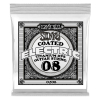 Ernie Ball 0208 Reinforced Plain Titanium .008 Gecoate Losse Snaar 6-Pack