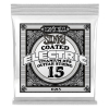 Ernie Ball 0215 Reinforced Plain Titanium .015 Gecoate Losse Snaar 6-Pack