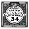 Ernie Ball 0434 Coated 80/20 Bronze .034 Losse Snaar 