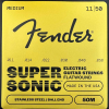 Fender 50XL SuperSonic Stainless Flatwound Elektrische Gitaarsnaren (11-50) Extra Light