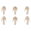 Fender Jack Output (Open) 1/4" 2-Polig 0021956649 6-Pack