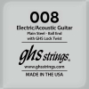 GHS Strings GB 008" Plain Steel .008 Losse Snaar