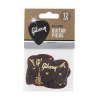 Gibson APRT12-74M Celluloid Tortoise Medium Plectrum 12-Pack