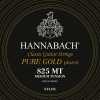 Hannabach 825MT Pure Gold Plated Klassieke Gitaarsnaren - Medium Spanning