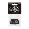 Dunlop 482P50 Tortex Pitch Black Jazz III 0.50mm Plectrum 12-Pack