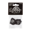 Dunlop 482P60 Tortex Pitch Black Jazz III 0.60mm Plectrum 12-Pack