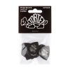 Dunlop 482P114 Tortex Pitch Black Jazz III 1.14mm Plectrum 12-Pack