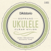 D'Addario EJ65S Clear Nylon Sopraan Ukulele Snaren (24-28)