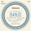 D'Addario EJ69 Phosphor Bronze Banjosnaren 5-Snarig (9-20) Light