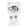 Dunlop 478P114 Tortex White Jazz III 1.14mm Plectrum 12-Pack