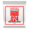 Ernie Ball 1224 Pure Nickel Losse Snaar .024 - Per Stuk