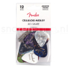 Fender 351 Plectrum Celluloid Variety Pack Medium / 1.0mm 12-Pack 0980300300