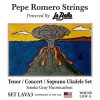 Pepe Romero LAVA3 Sopraan/Concert/Tenor Ukulele Snaren - Omwonden Lage G