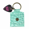 PickPouch Lederen Plectrumhoesje Sleutelhanger New York Croco Mint Groen - Aanbieding